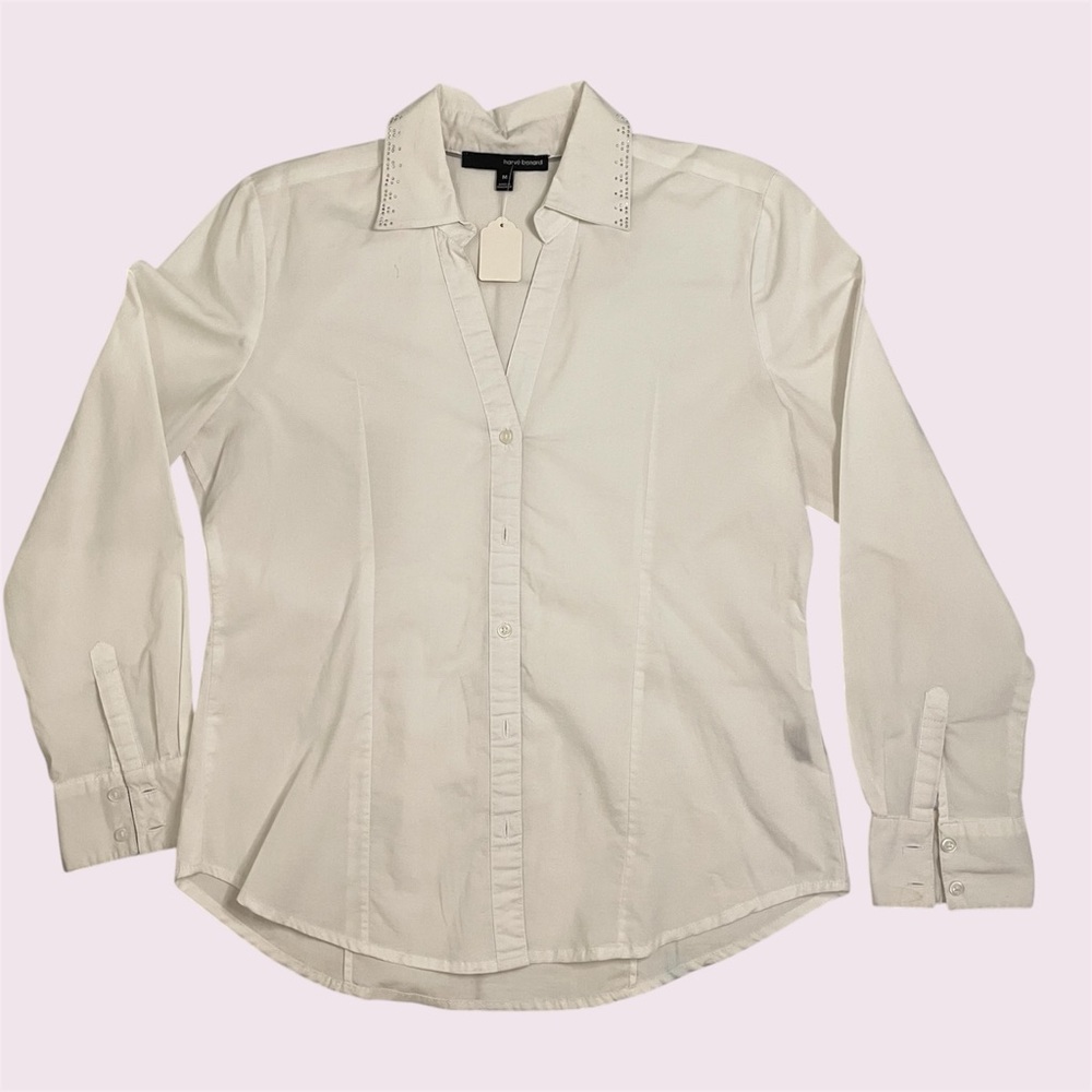 Harve Benard Rhinestone Button Up Shirt